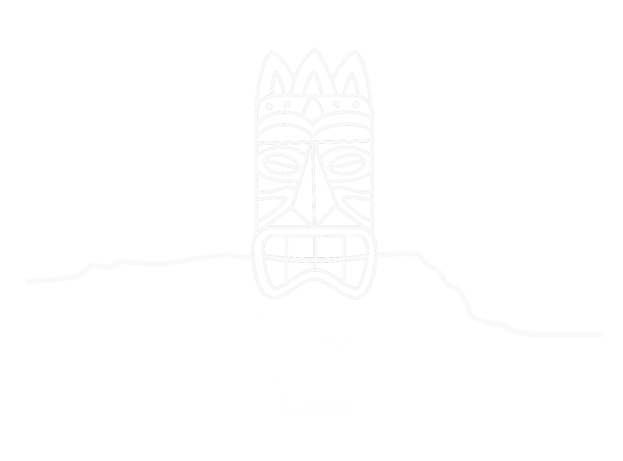 TIKI LOGO BLANC